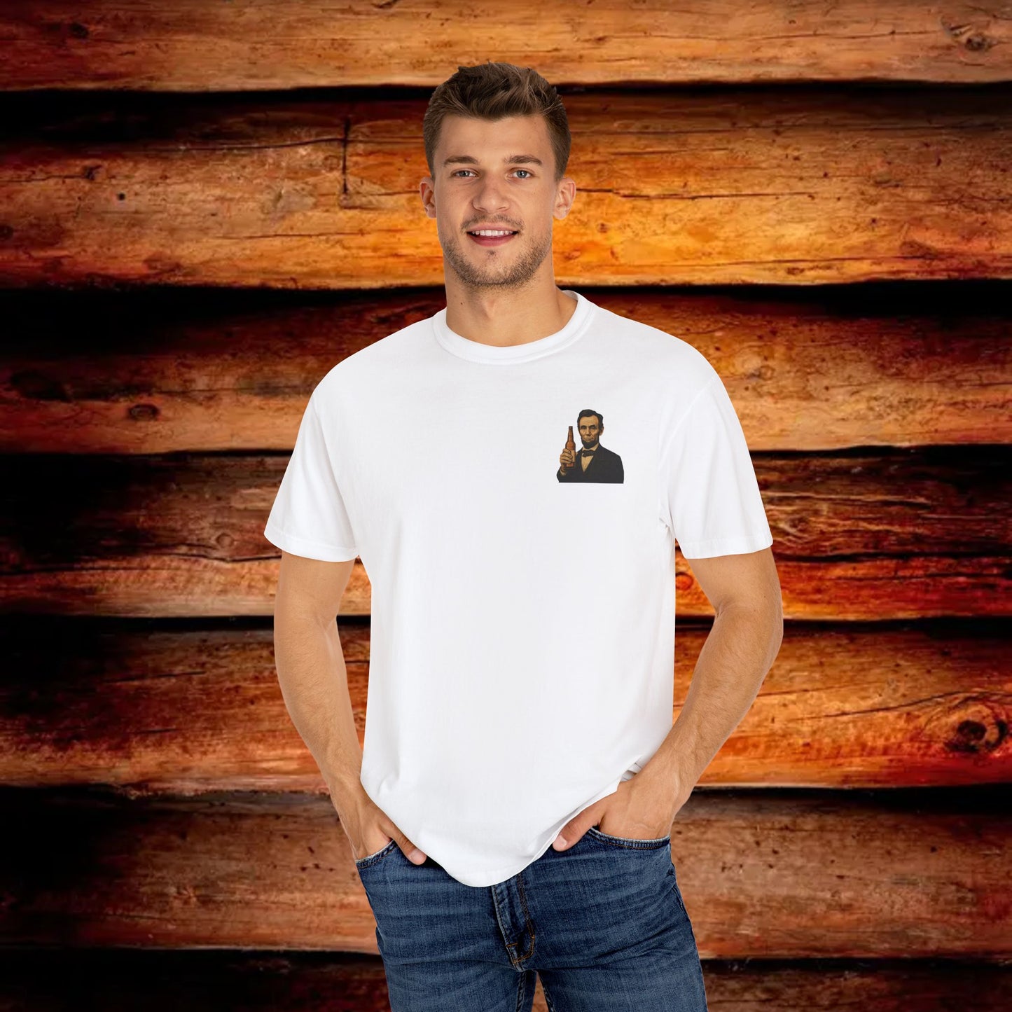 Abraham Drinkin' Graphic Tee