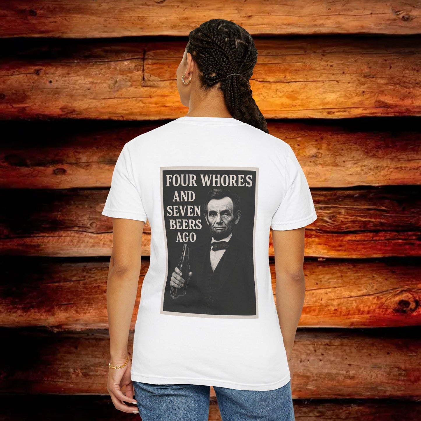 Abraham Drinkin' Graphic Tee