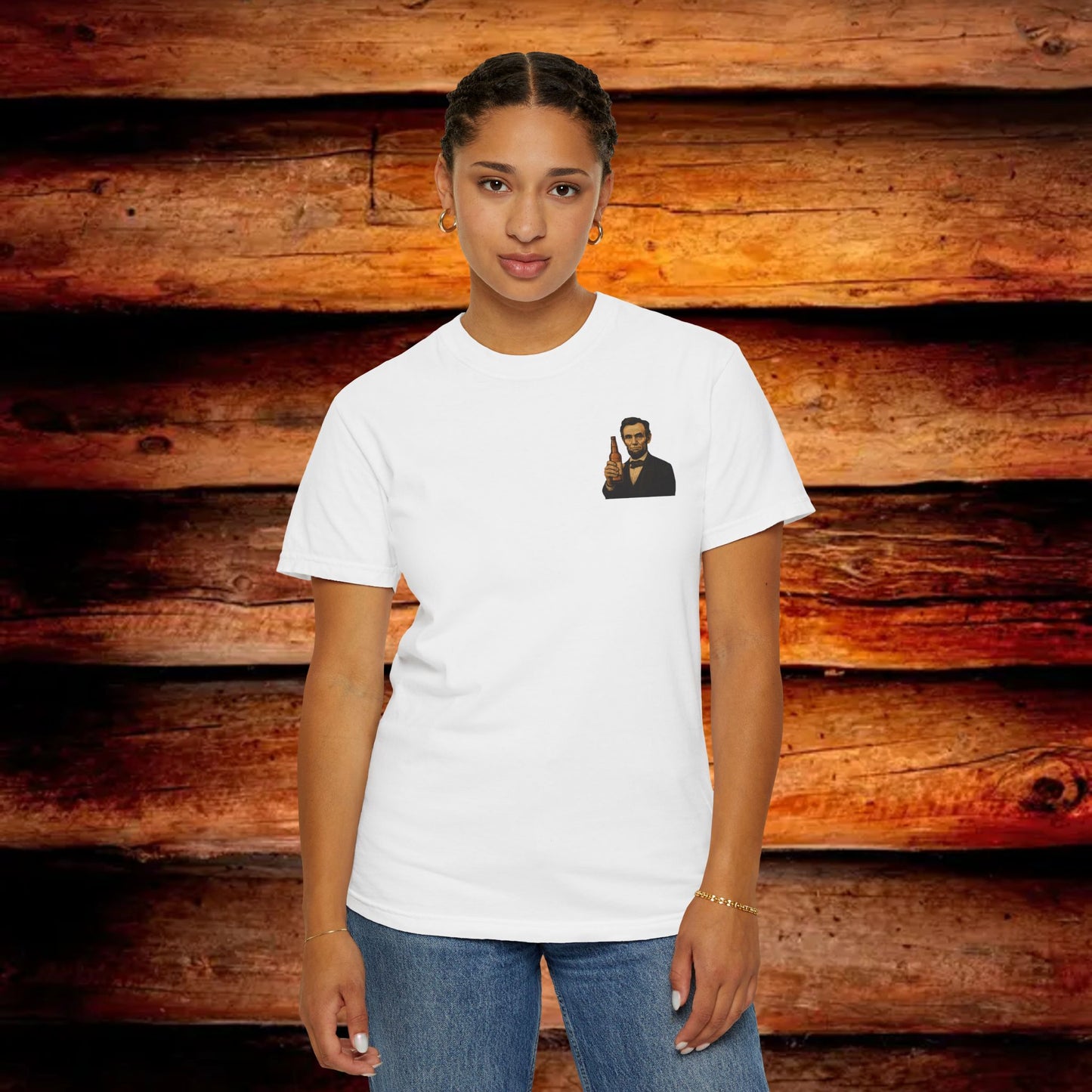 Abraham Drinkin' Graphic Tee